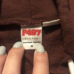 American Apparel Tops - American apparel zip up sweatshirt American Apparel Tops - American apparel zip up sweatshirt